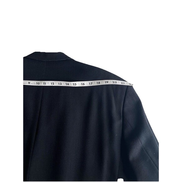 Hugo Boss Einstein Blazer Men's Size 48R Black Textured 100% Virgin Wool Jacket - Picture 12 of 13